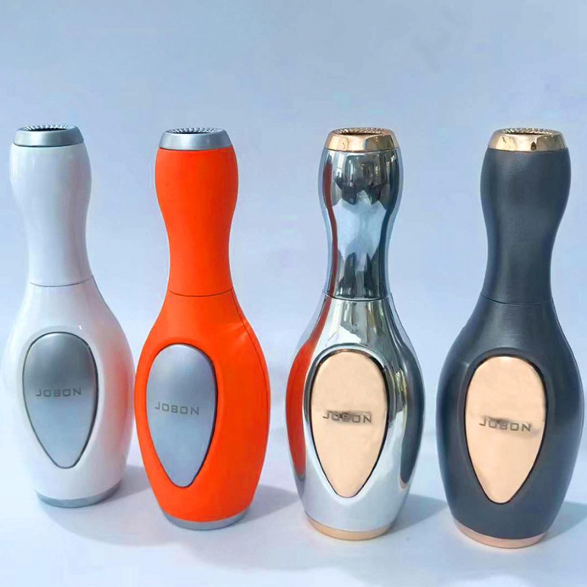 High Temperature Direct Injection Gas Lighter Windproof Refillable Butane Torch In Novelty Bowling Ball Shape For Camping BBQ Gifts(No Flue)