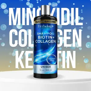 New Viral Minoxidil Shampoo  Keratin | Collagen Shampoo 32oz (950ML) - Alcohol-Free, Oil-Free Formula for Hair Growth & Hair Loss Prevention - Volumizing, Moisturizing, Unisex - Haircare