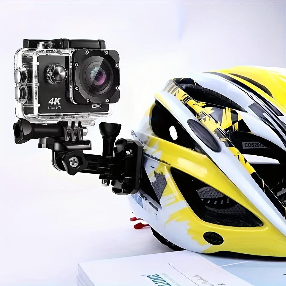 4K Action Camera, with 32G Memory Card, Pre-recording WiFi Camera 170° Remote Control Sports Cameras with Helmet Mount Accessories Kits, for Suitable for Beginners to Take Photos And Record Videos, Christmas, Festival, New Year's Gift