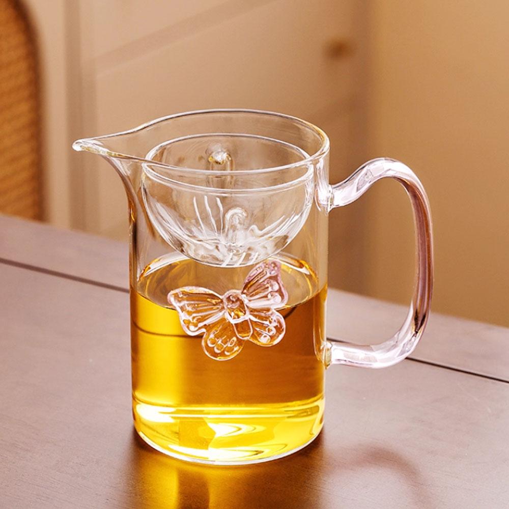 Nancy Butterfly Glass Pitcher With Filter