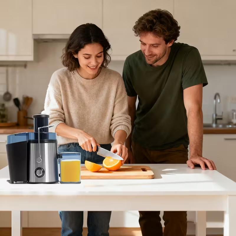 【Sumnew】High-Speed Centrifugal Juicer with 22000 RPM, Featuring a 3-Inch Feed Inlet, a 17-Ounce Juice Cup, a 400W Motor, Easy Cleaning And Detachable Parts, Three Speed Settings,Extractor for Fruits & Vegetables,for Christmas Supplies And Gifts.