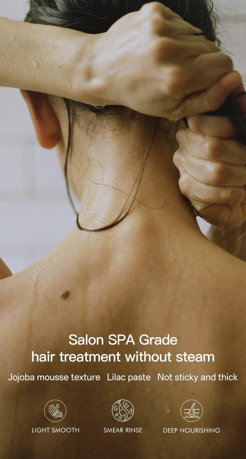 CLINSIS Nº4 Hair Mask - Luxurious Repair, Shiny Hair with Moroccan Argan Oil & French Marula Oil - 258ml - Nourish, Smooth, Repair, Long Lasting Fragrance Aroma Organic Protective Barrier Sandalwood Haircare Scent Salon Scented anti-Frizz Treatment