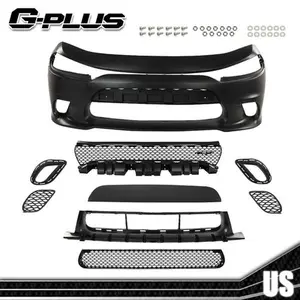 Front Bumper Body Kit Fit For 2015-2022 Dodge Charger Srt-8 Srt Hellcat Style