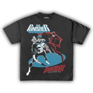 [Sale up to 30%] + [FREE SHIP] THE PUNISHER VS.DAREDEVIL T-SHIRT, GIFT FOR FANS, GIFT FOR HER, GIFT FOR HIM