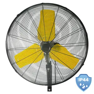 8800 CFM 24" Outdoor Oscillating Wall Fan, High Velocity 3-Speed Waterproof Professional Outdoor Fan, Heavy Duty Industrial Wall Mount Fans for Patio, Commercial, Garage, Warehouse, UL Listed