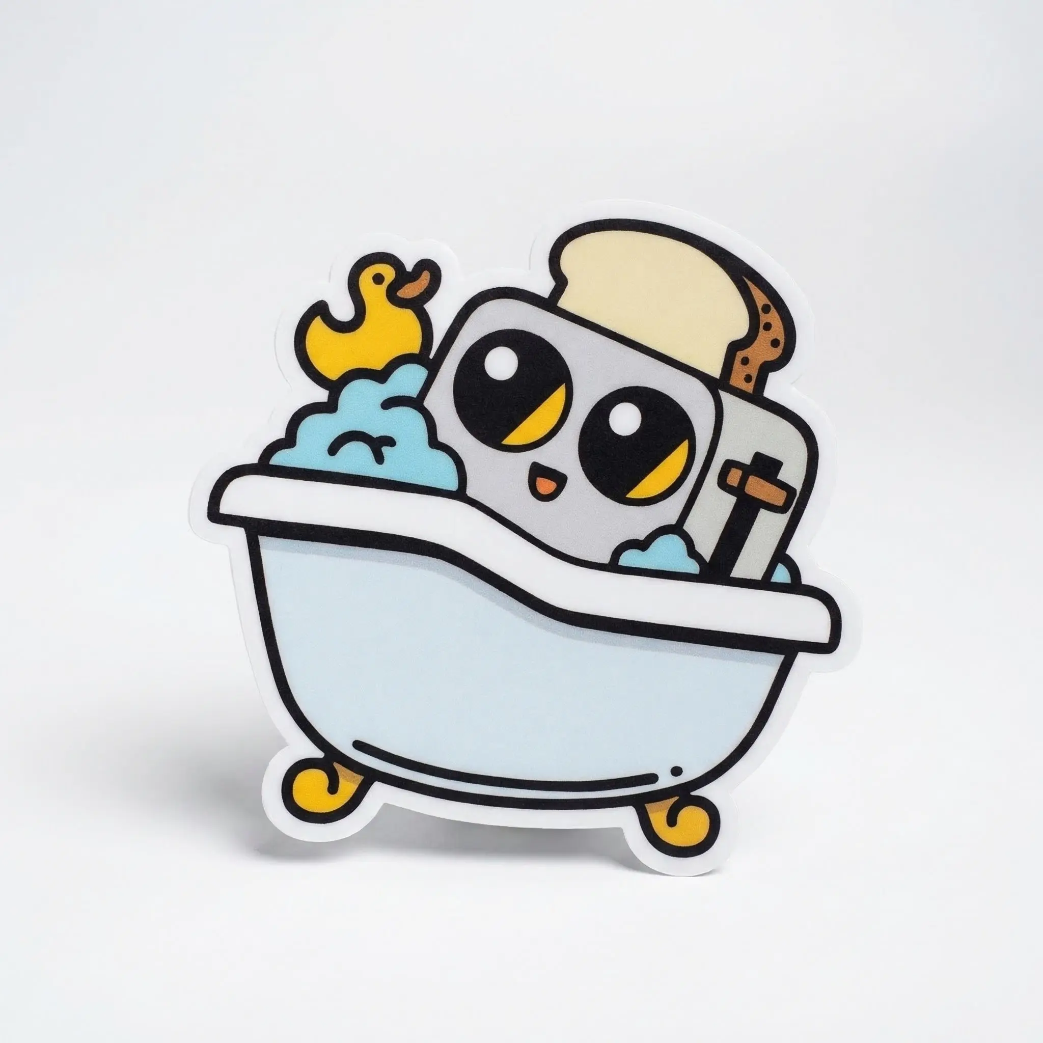 Toaster Bath Sticker