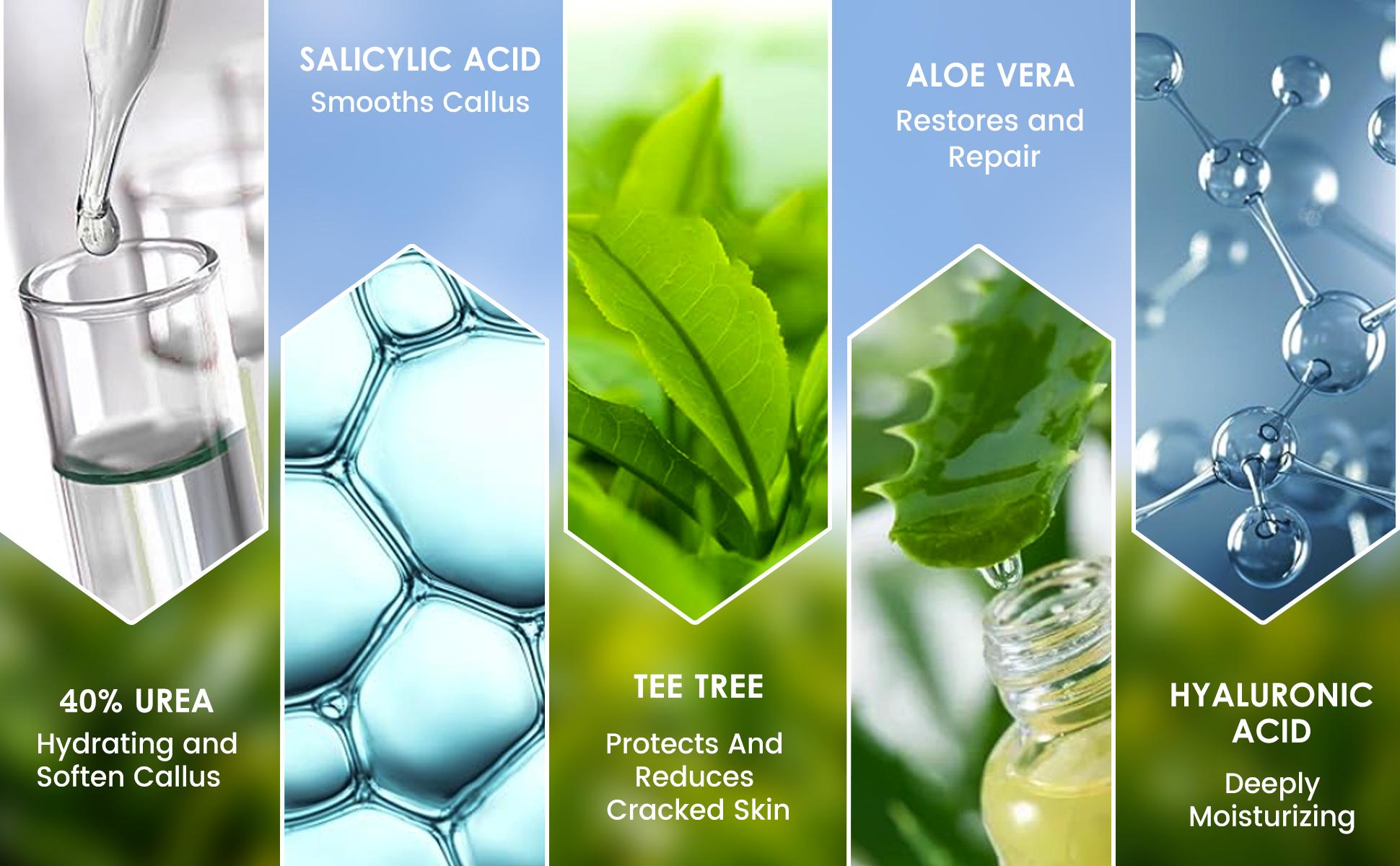 Grocerism Urea Cream 40% (2-Packs) + 2% Salicylic Acid – Max Strength Foot & Hand Cream with Hyaluronic Acid, Tea Tree & Aloe Vera – Deep Moisturizing, Callus Remover, Softens All Skin Types #Greenish Grocerism Urea Cream 40% (2-Packs) + 2% Salicylic Acid – Max Strength Foot & Hand Cream with Hyaluronic Acid, Tea Tree & Aloe Vera – Deep Moisturizing, Callus Remover, Softens All Skin Types #Greenish