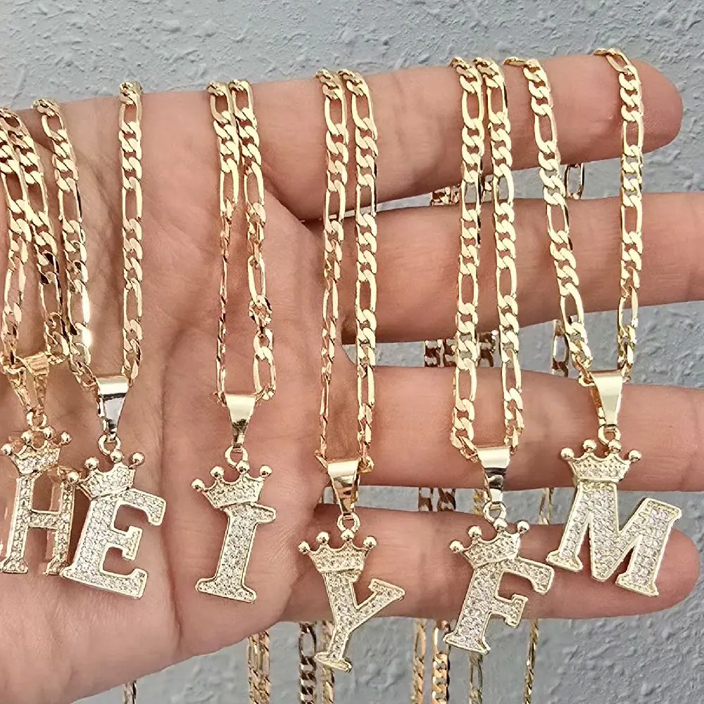 A-Z Letter Pendant Charms, Initial Necklaces for Personalized Jewelry