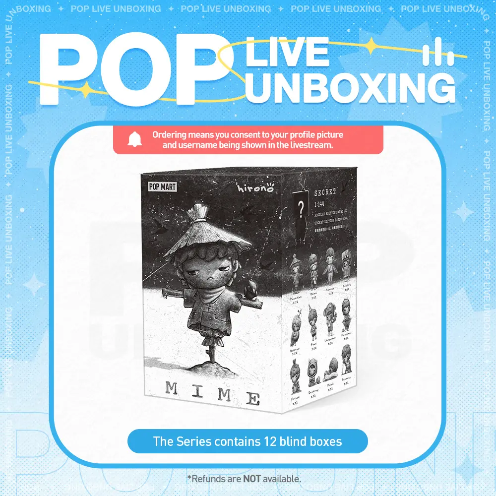 [POP NOW]Hirono Mime Series Figures, Blind Box POP MART