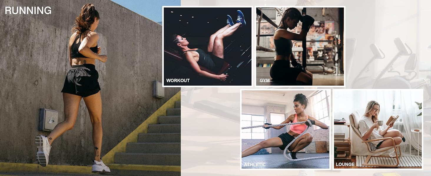 G Gradual Women's 3" Running Shorts with Zipper Pockets Quick Dry Athletic Workout Gym Shorts for Women with Comfy Liner Sport Clothing SpringStatements