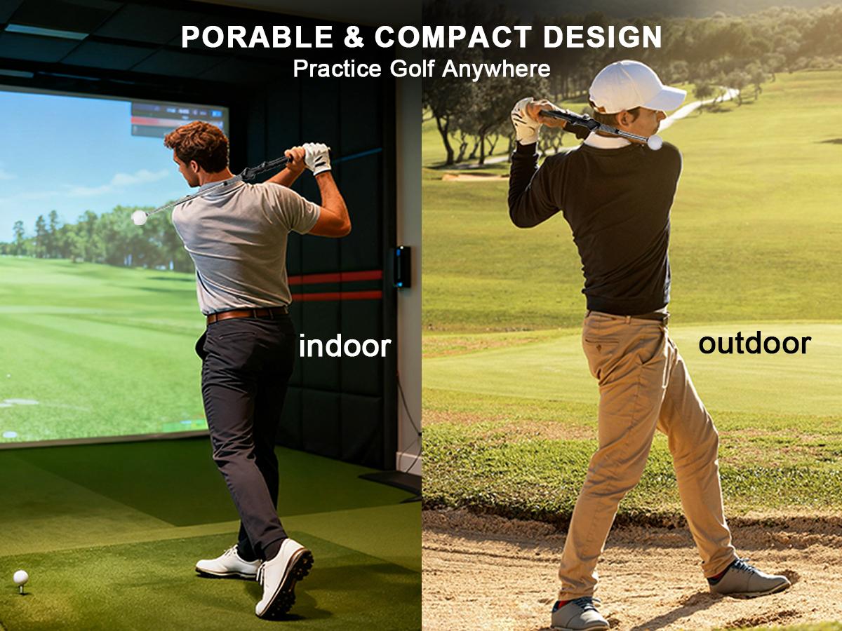 Arttodo Telescopic club, Retractable Golf Swing Training Aid, Click Sound Stick Trainer, Golf Warm Up, Grip, Strength, Tempo Training Aids, Golf Gift Arttodo Telescopic club, Retractable Golf Swing Training Aid, Click Sound Stick Trainer, Golf Warm Up, Grip, Strength, Tempo Training Aids, Golf Gift