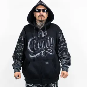 FB County Rhinestone Tatted Up Hoodie FB County Rhinestone Tatted Up Hoodie