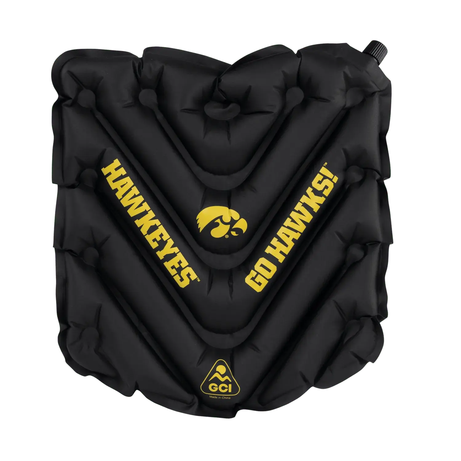 V Seat™, Lightweight Inflatable Stadium Cushion, Travel Cushion, Best for Camping, Bleachers, or Glassing Pad