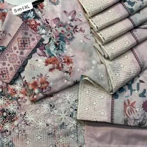 ZUBEIDA PREMIUM LAWNKARI EMBROIDERED Suits