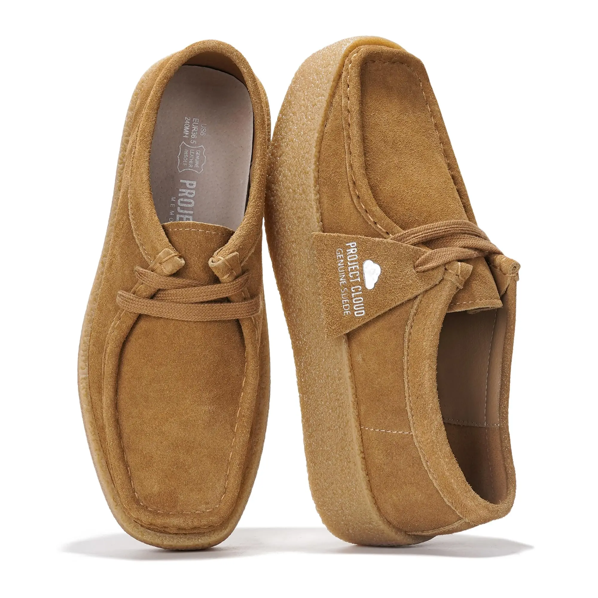 Project Cloud Women's Platform Oxford Shoes | Classic Genuine Leather Footwear | Memory Foam Insole | Lightweight Non-Slip – Wally Chunky