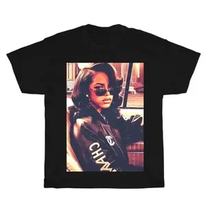 Vintage One In A Million Aaliyah Graphic Unisex Shirt, Bootleg Rap Design Shirt, Baby Girl Clothing, Rap Gift for Him Her Crewneck Menswear Top