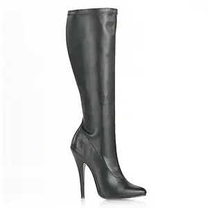 Pleaser Domina-2000 Women's Knee-High Stiletto Heel Boot, Women's Fashion Footwear