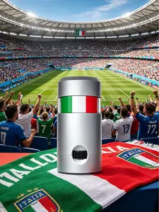 Italian Flag Tricolor Cosmetic Face Paint Sticks - Washable, Non-Toxic for Body and Face Makeup - Ideal for Carnival Parties, Fan Events