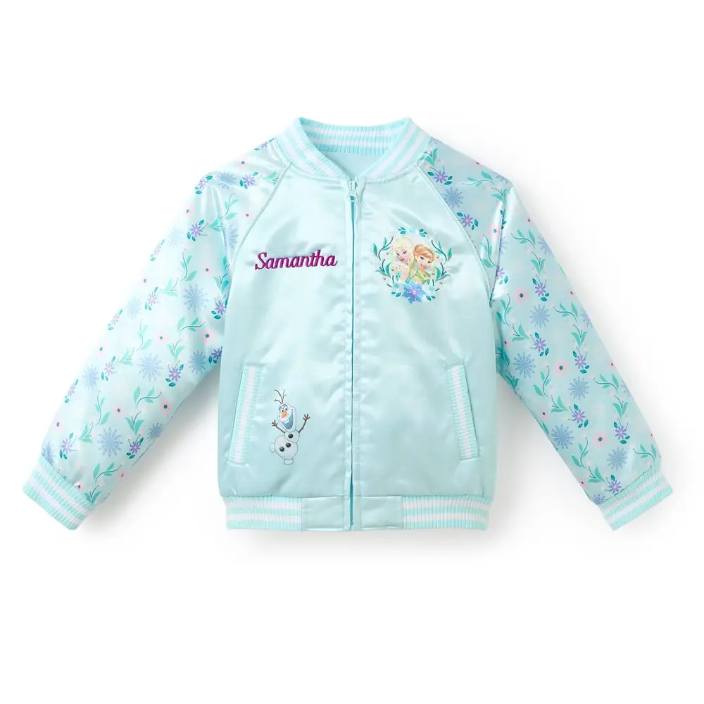 Disney Store Frozen Bomber Jacket for Girls