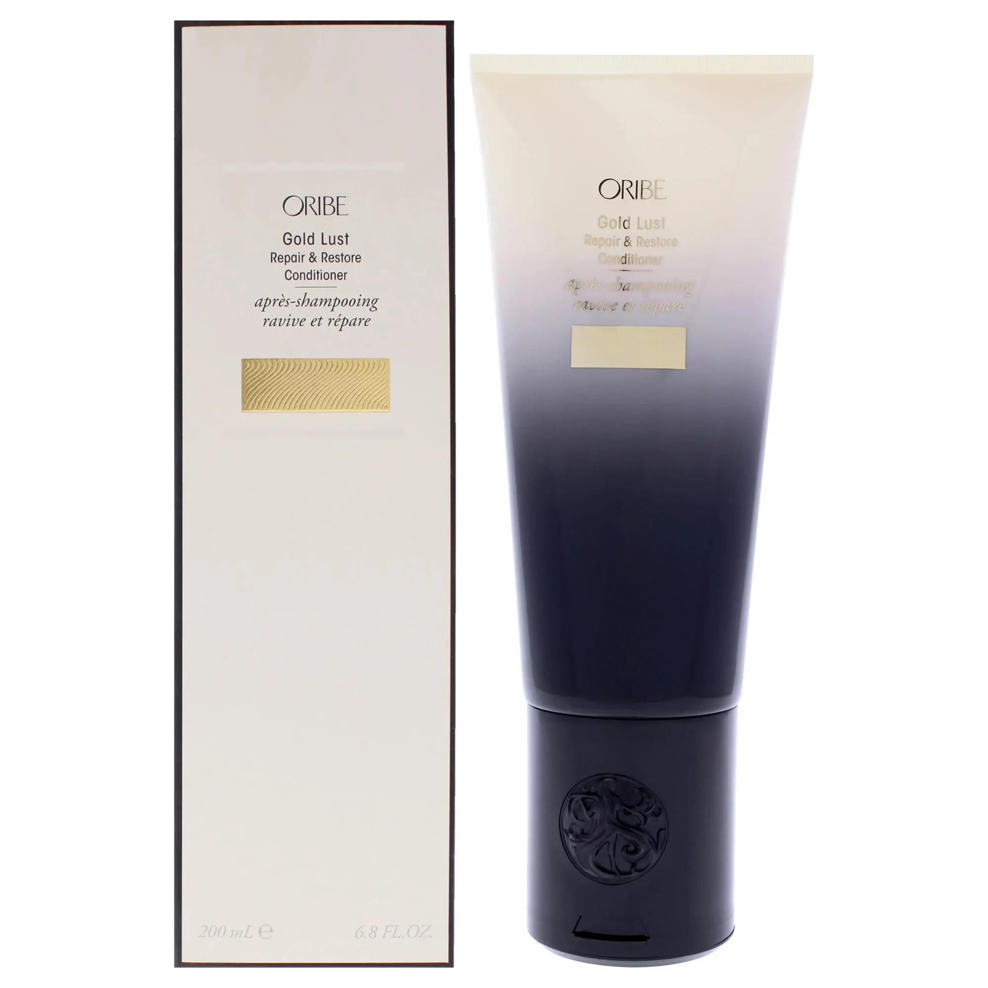 Oribe Gold Lust Repair and Restore Unisex Haircare Conditioner - 6.8 fl oz Tube Pack, Apply After Wash