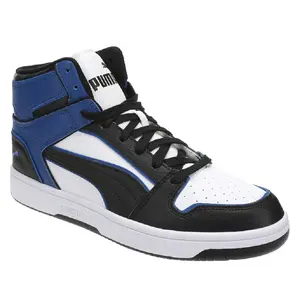 Men's Puma Rebound Layup Outlined Puma White-Puma Black-Clyde Royal (403921 02)