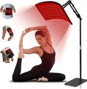 Mother's Day Gift—Red light therapy device, suitable for muscle recovery, fitness, relieving muscle pain and inflammation, improving vision and sleep quality. Detachable panel with stand, a healthy gift.