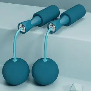 Wireless Heavy-Duty Resistance Jump Rope for Indoor Fitness Training - Durable & Versatile Workout Tool for Home & Gym Use large cordless ball-weighted jump rope Cordless Jump Rope