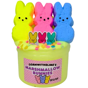 Marshmallow Bunnies 8oz Slime DIY Clay Texture Scented