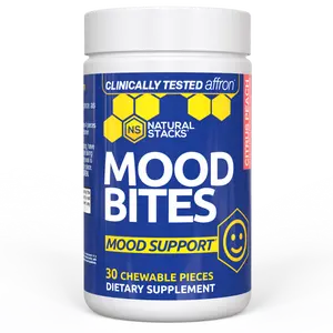 Mood Bites - Support a good mood with these chewable supplements*. Maintain a positive mood and support the brain with saffron extract and Niacin.*