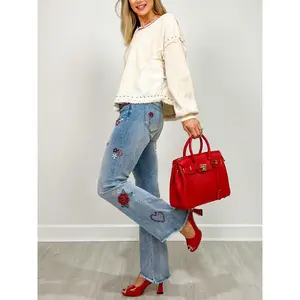 Eva Love Letter Bootcut Jeans by Driftwood