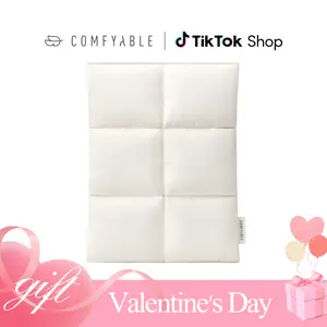 Comfyable Puffy 9-11 Inch Tablet Sleeve Compatible for iPad Pro M5, iPad Air M3 2025 with Magic Keyboard, Quilted Puffer Vertical Tablet Carrying Case Computer Magnetic