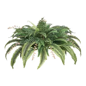 【DealsForYouDays】VEVOR Artificial Ferns,  Natural Spread Diameter 37-41 Inch, Large Hanging Fake Boston Ferns, Sunlight Resistant Fake Plant Wall Decor with 80 Branches and Flowerpot, Faux Fern for Home Office Outdoor