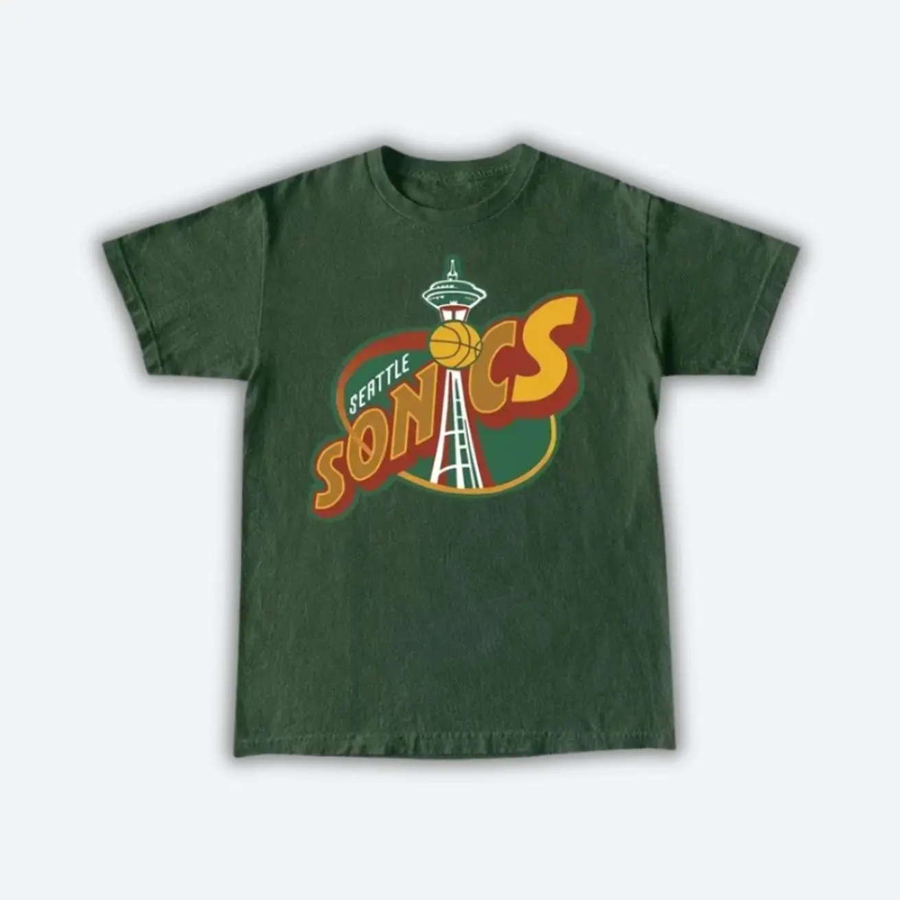 Vintage 1994 Seattle SuperSonics T-Shirt, Retro Basketball Team Logo Tee, Sports Fan Streetwear Shirt, Summer Gift for Men V
