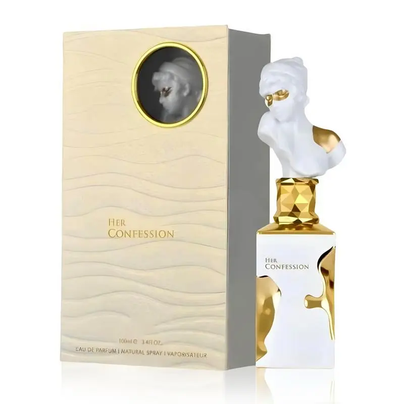 Her Confession Women's Eau de Parfum (100ml-3.4 Oz) - Spicy Floral Amber Musk Long-Lasting Perfume for Women & Adults, Vanilla-Infused New Release with Jasmine & Tuberose Notes, Elegant Romantic Gift
