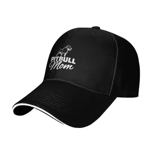 Pitbull Mom Baseball Sandwich Cap Golf Hat Outdoor Casual Hat Daily Sports Snapback Cool Hats