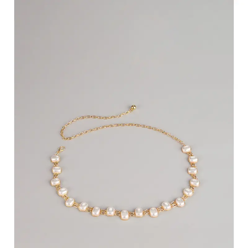 pearl waist belt - TikTok Shop display picture 1