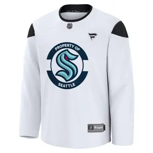 Seattle Kraken White Practice Jersey