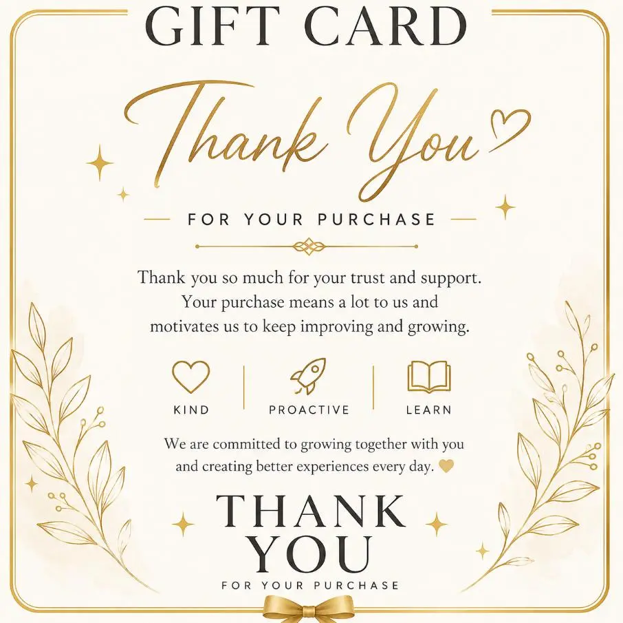 thank you card