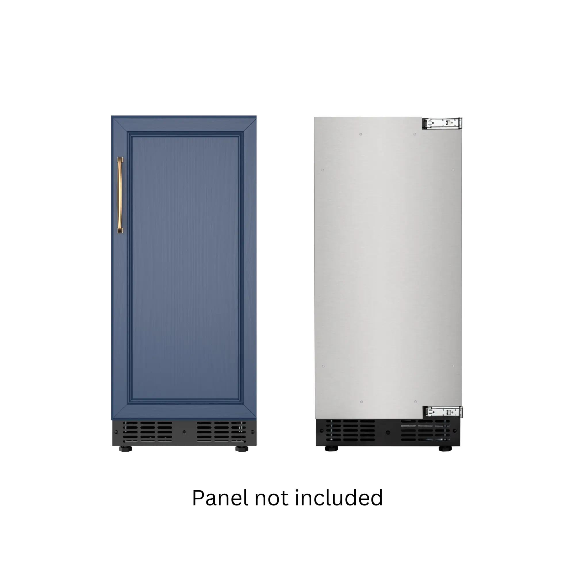 15 in. Built-In Panel Ready Undercounter Beverage Refrigerator (KM-BIR15-PR) - Compact, Digital Temperature Control, Glass Shelves, Security Lock, 56 Cans Capacity, 36°F to 43°F Range, 45 dB Operation, 70.87-inch Power Cord, Adjustable Legs, Mini Refriger