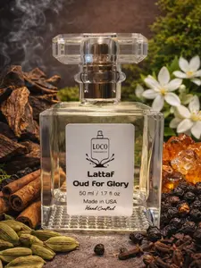 Lattaf Oud For Glory by LOCO | Unisex | dark oud, warm spices, amber woods | Extrait de Parfum