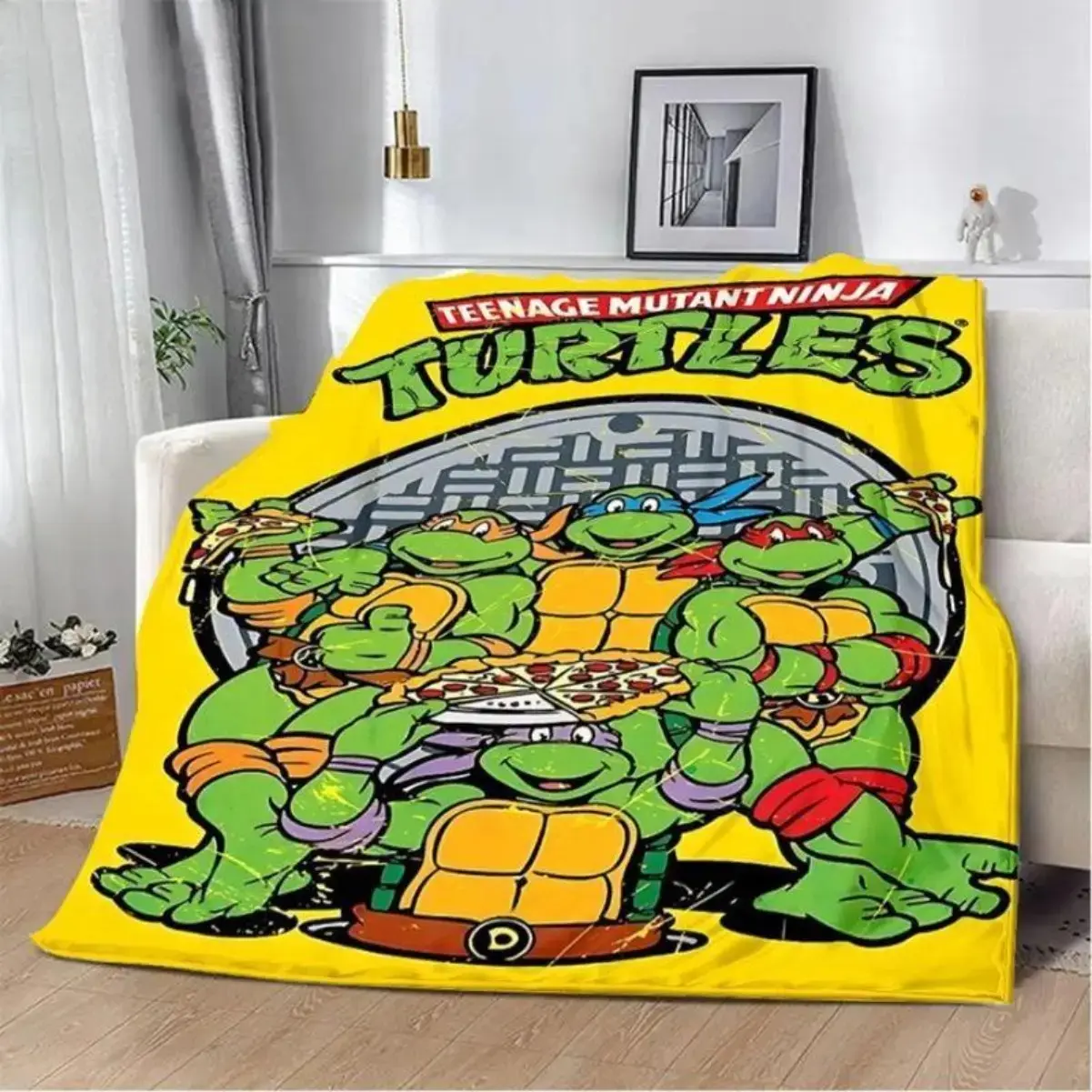 Teenage Mutant Ninja Turtles Printed Blanket Picnic Blanket Warm Soft Comfortable For Home Travel Perfect Gift Birthday Halloween Christmas