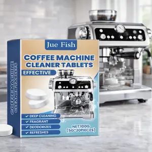 Coffee Maker Cleaner Tablets Descaling Tabs Remove Limescale Stains Deep Clean and Maintain for Espresso Drip Coffee Machines Cleaning