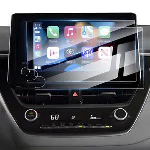 Canvcle 2 Pack Screen Protector for 2023-2026 Toyota Corolla/Corolla Cross & RAV4 8-Inch Touchscreen Tempered Glass Anti-Glare Fingerprint-Resistant Navigation Protective Film