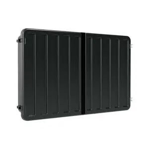 Outdoor TV Hard Cover Weatherproof Protection for Television - Mounts Right on The Wall - TV Wall Mounting Bracket Included … (45-55 inch), Black