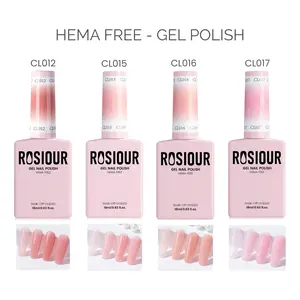 ROSIOUR Jelly Gel Polish | 18ml Each | HEMA-Free | Blushing collection | Sheer Formula
