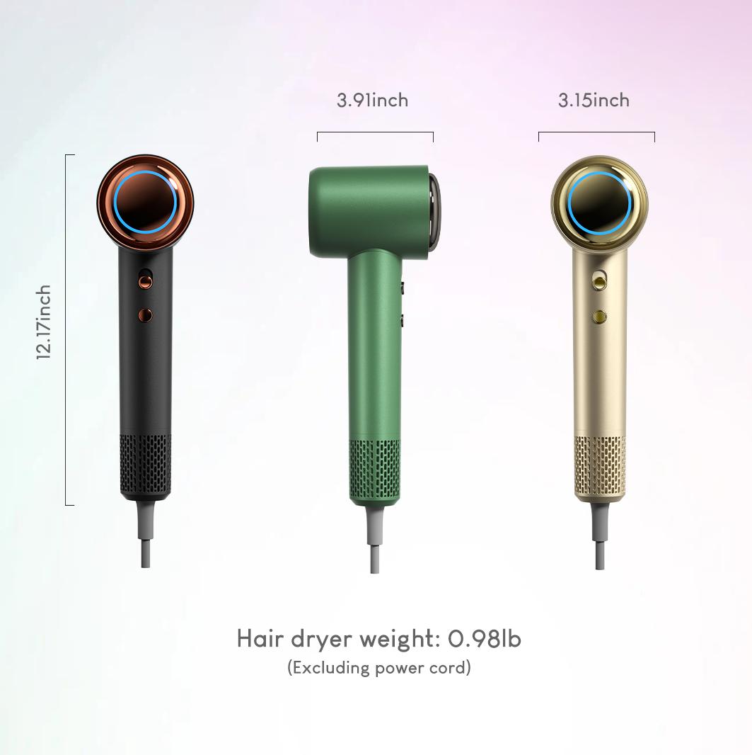 Tideway H11 High-Speed Ionic Hair Dryer Blower, Intelligent Temperature Control with Hot/Cold Settings, Plasma Tech for Scalp Care, Self-Cleaning Blow Dryer, Anti-Static & Frizz Hair Tools, Ideal Gift for Men & Women