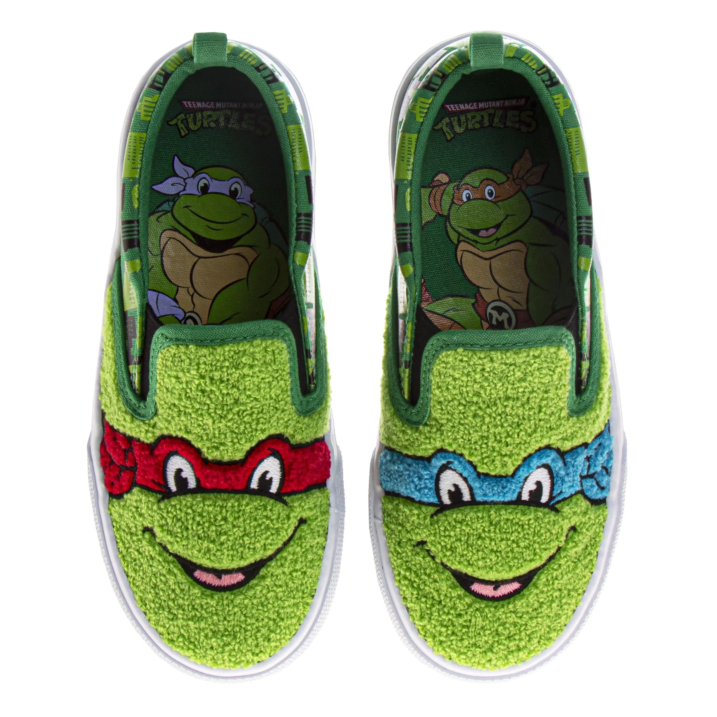 Teenage Mutant Ninja Turtles Boys Mismatched Slip-On Canvas Sneakers (Toddler / Little Kid)