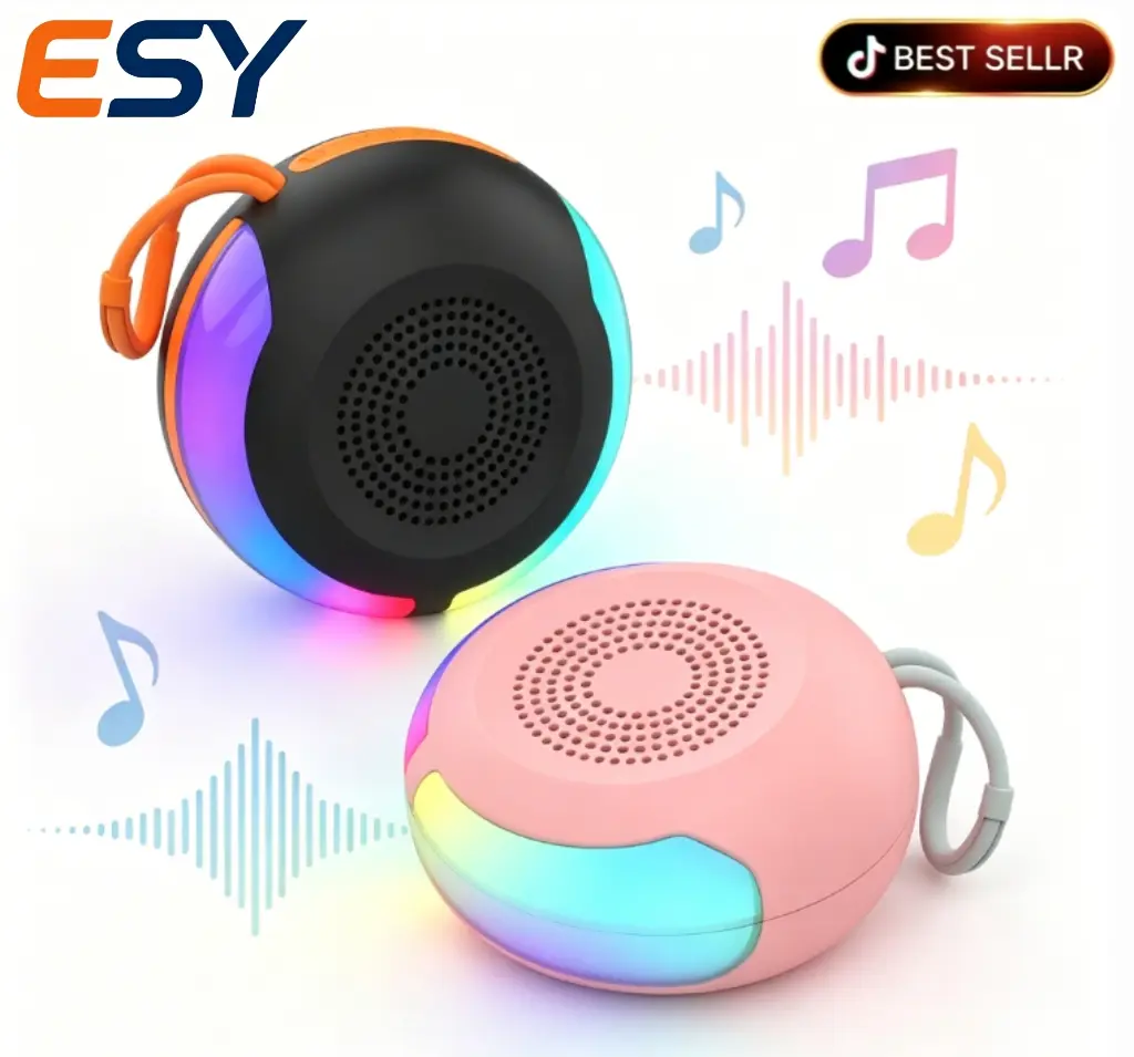 Portable Wireless Bluetooth Speaker with HIFI Stereo Audio, Heavy Bass Subwoofer, RGB Light Show & Party Bass Punch, USB Rechargeable for Parties, Travel, Holiday Gifting,back to school,back to school haul Rgb Multifunction Speaker Portable Boombox Gaming