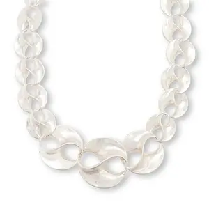 MarlaWynne Twisted Disc Custom Link Necklace