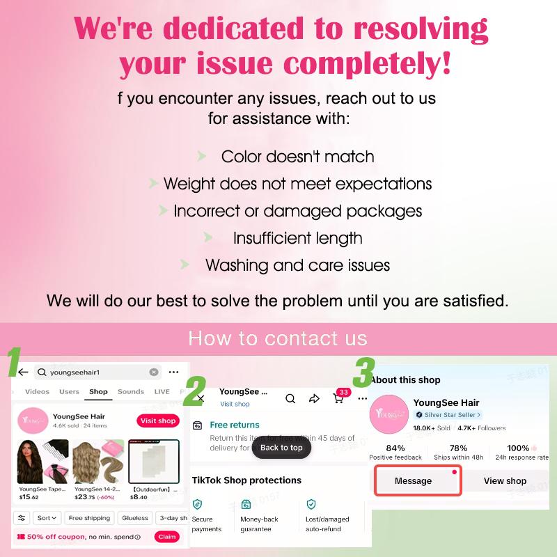 [24inch only $41] YoungSee I Tip Hair Extensions Straight Hair Extensions for Women Itip to Add Length 100% Real Human Hair #TikTokShopBlackFriday SpringStatements